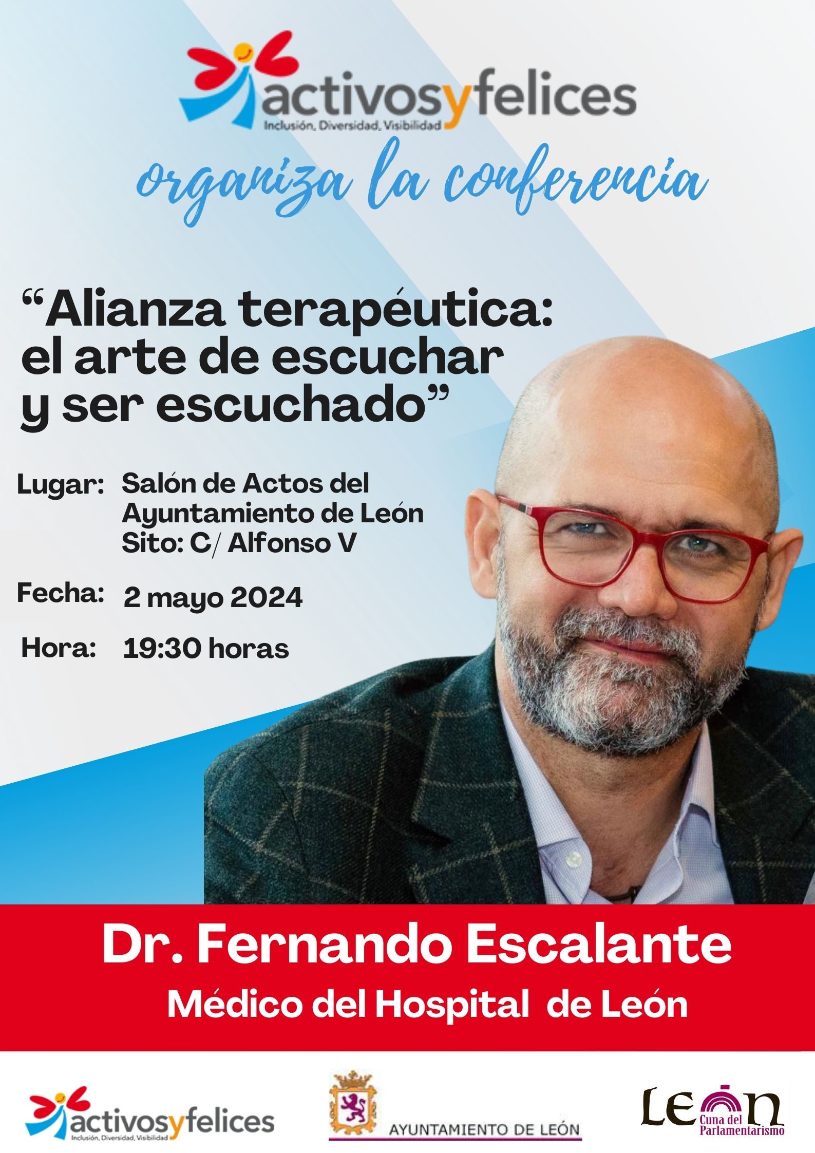 Dr. Escalante: «Alianza terapeutica; el arte de escuchar y ser escuchado»